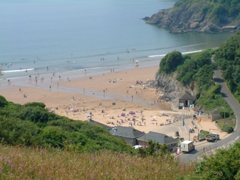 Overlooking Caswell Bay and Beach